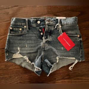 Lucky Brand High Rise Denim Shorts